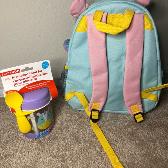 New SkipHop Eureka backpacks Snack cup and insulated food jar bundle - Picture 8 of 16